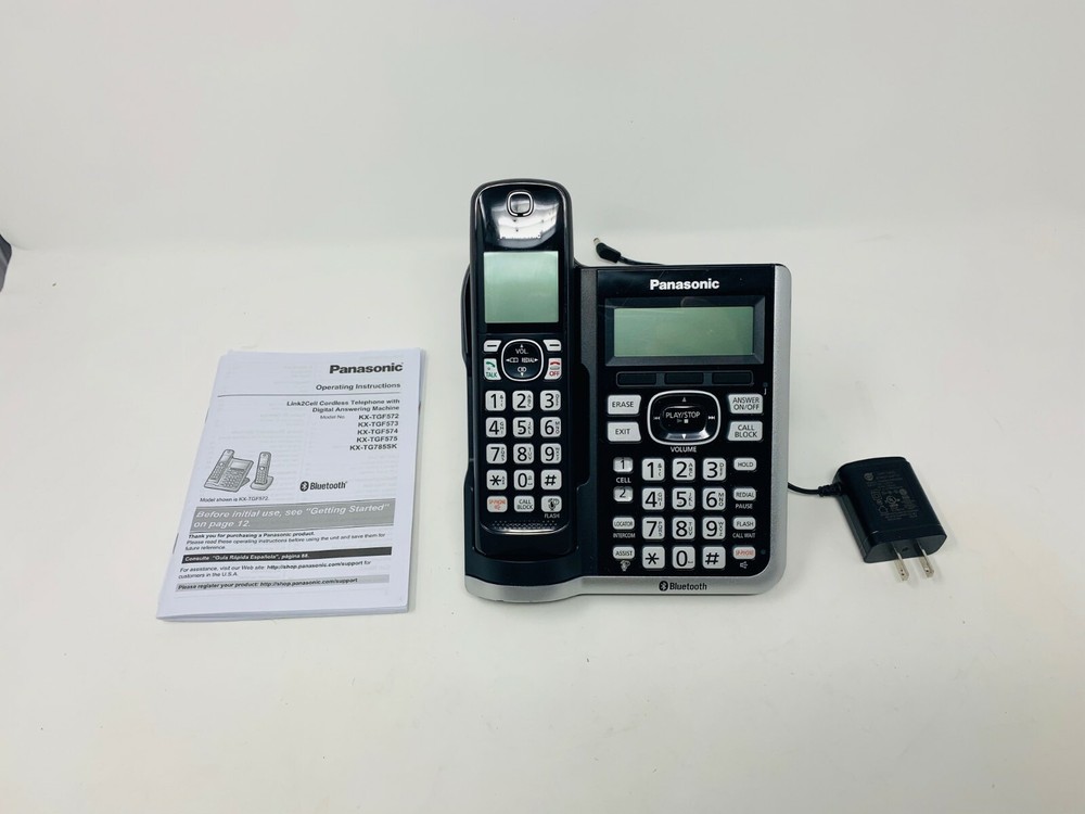 SEE NOTES Panasonic KX-TGF573S DECT 6.0, 1 Handset