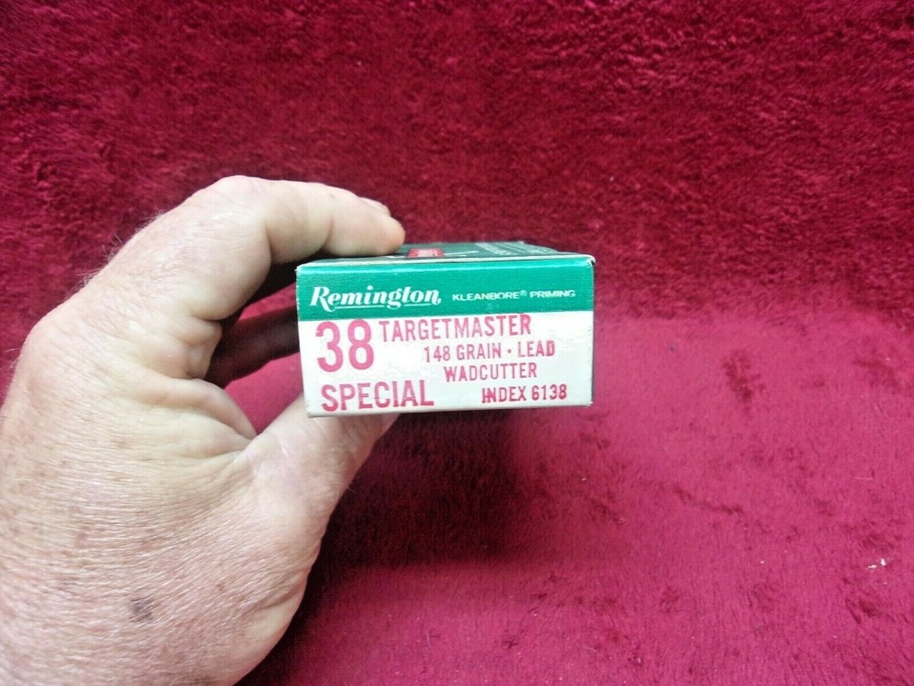 Vintage Remington 38 Special Targetmaster, Ammo Box, (Empty)