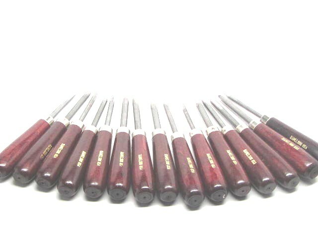 Ramelson Round Eye Punches 15pc Set Kit Wood Carving Tools & Gunsmith Tools