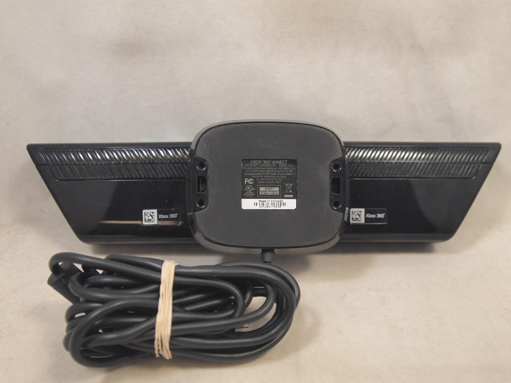 Official Microsoft Xbox 360 Kinect Sensor Model 1414 with Kinect Adventures Game