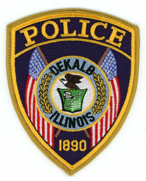 ILLINOIS IL DEKALB POLICE NICE SHOULDER PATCH SHERIFF