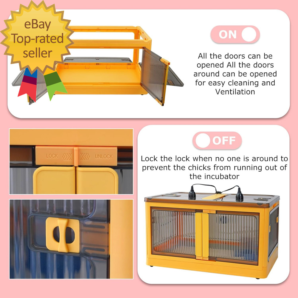 Chicken Brooder Box for Chicks Chicken Brooder Box Kit with Heater