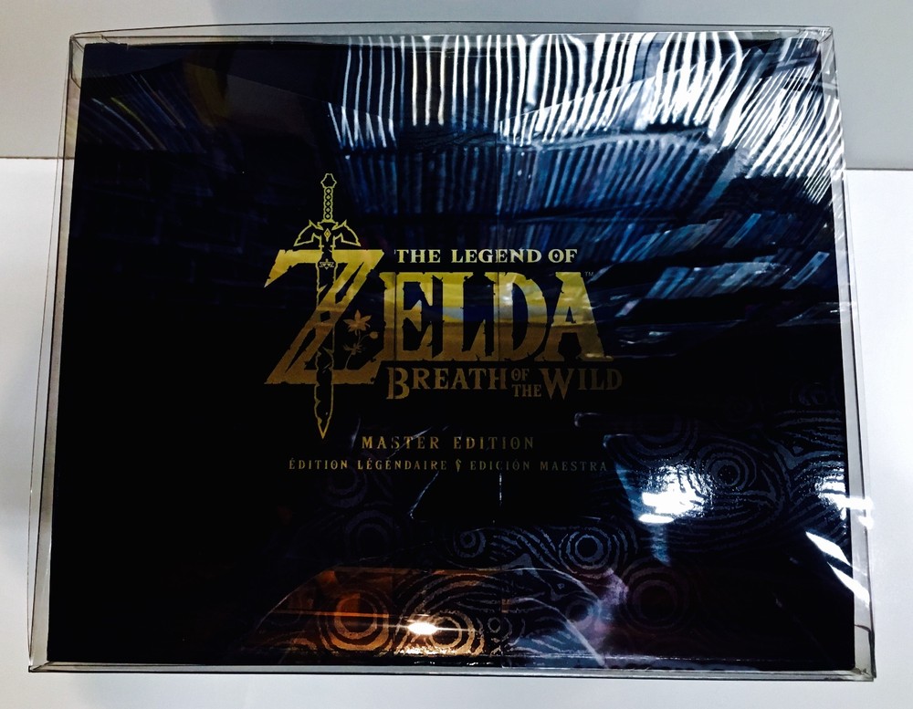 1 Box Protector for ZELDA BOTW MASTER EDITION NTSC SIZE ONLY! Nintendo Switch