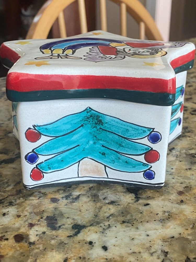 Vierti Desimone star shaped trinket box