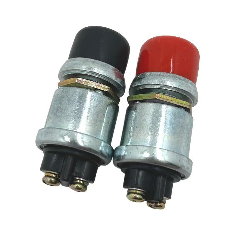 2pcs Engine Start Push Button Momentary 12v and 24v Waterproof Switch Push to...