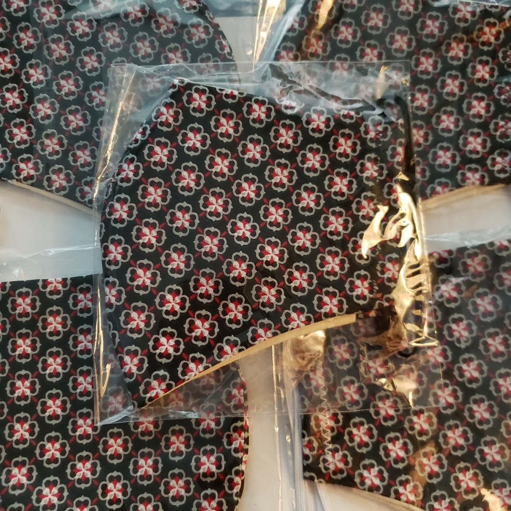 Handmade face mask washable and reusable new with filter pocket