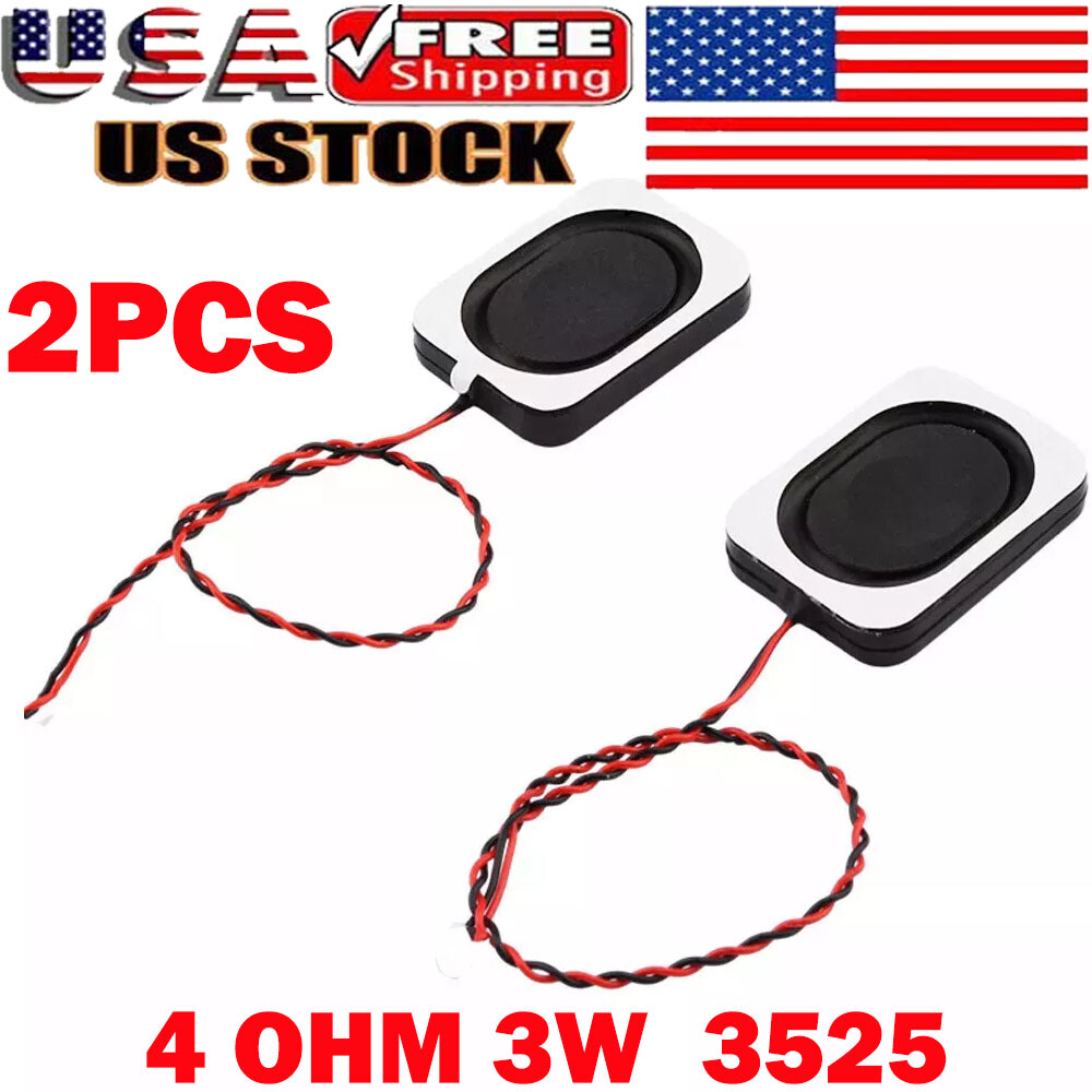 (2pc)3525 Speaker 3W 4Ohm Speaker Small Cavity Ultra-thin Box Speaker US