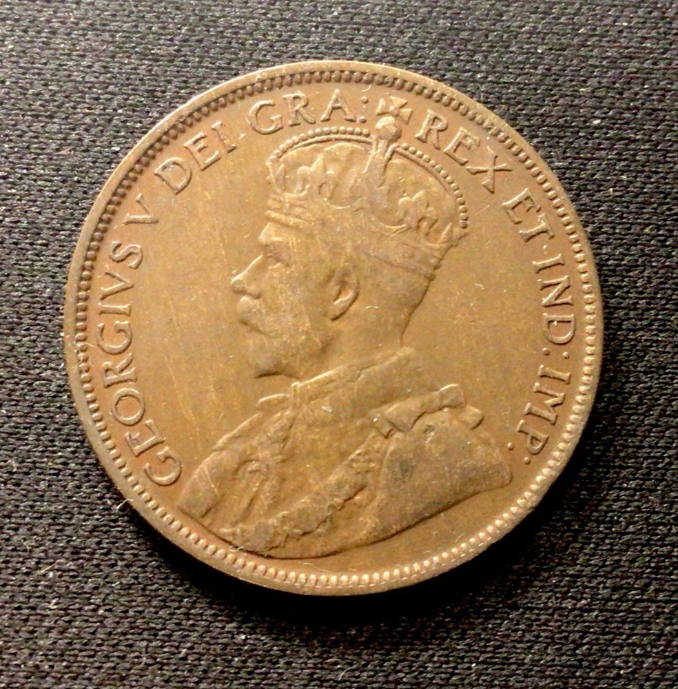 1917 C Newfoundland One Cent! ENN Coins