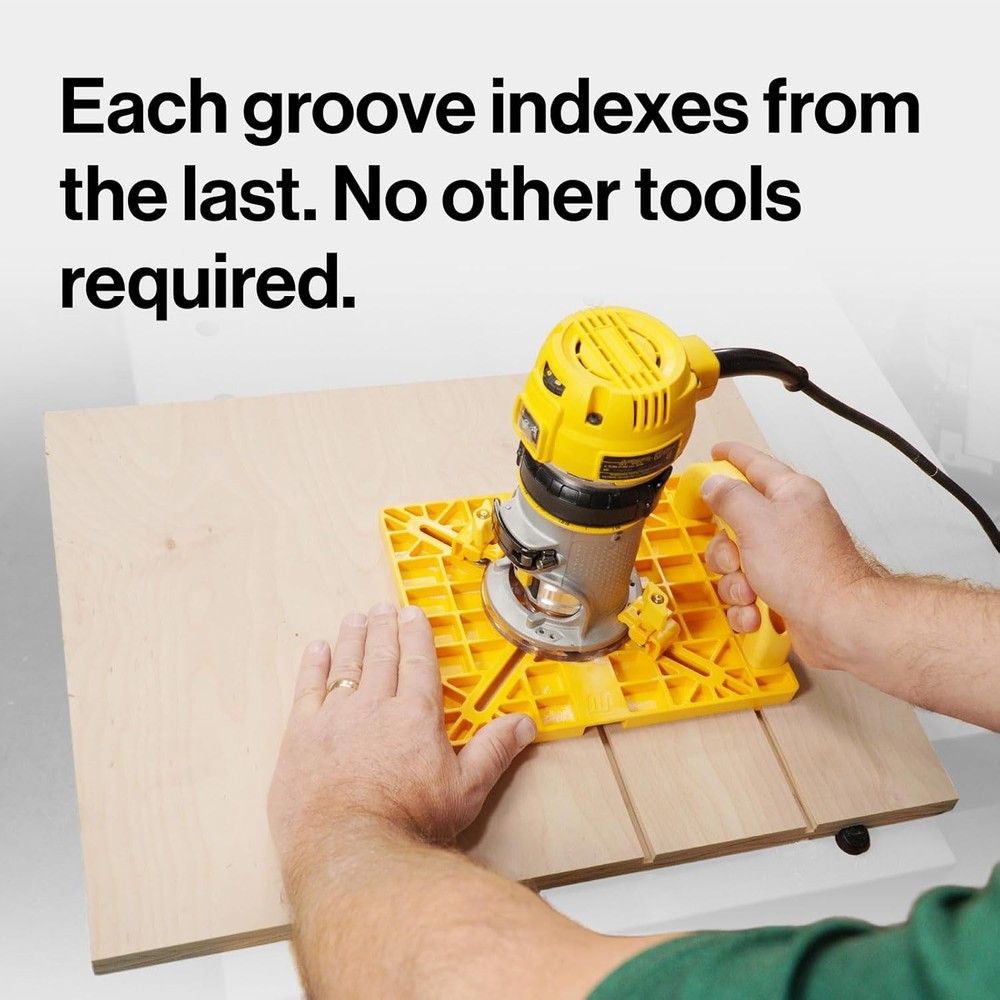 MICROJIG MatchFit Grid Router Guide, Woodworking Precision Tools for Dovetail Tr