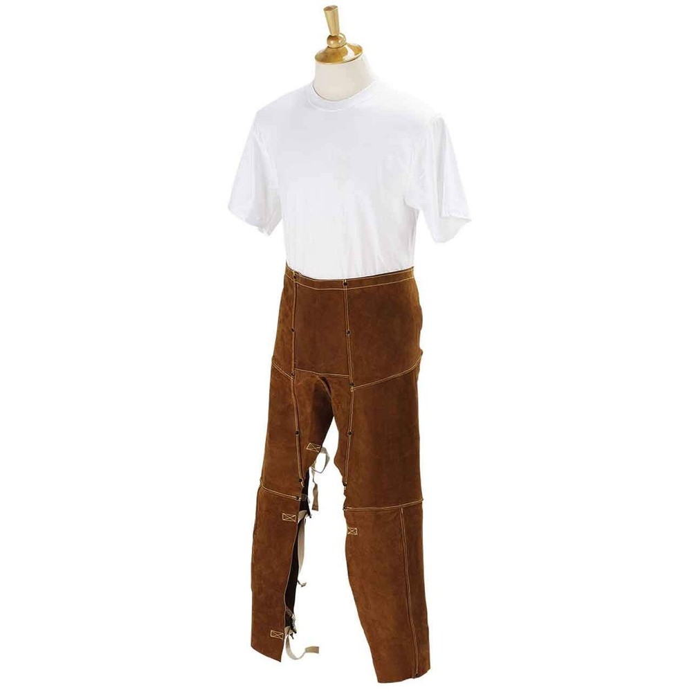 Black Stallion 40WS 40" Side Split Cowhide Split-Leg Apron Chaps