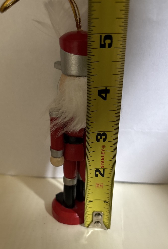 Nutcracker 5 inches Wood Christmas Ornament