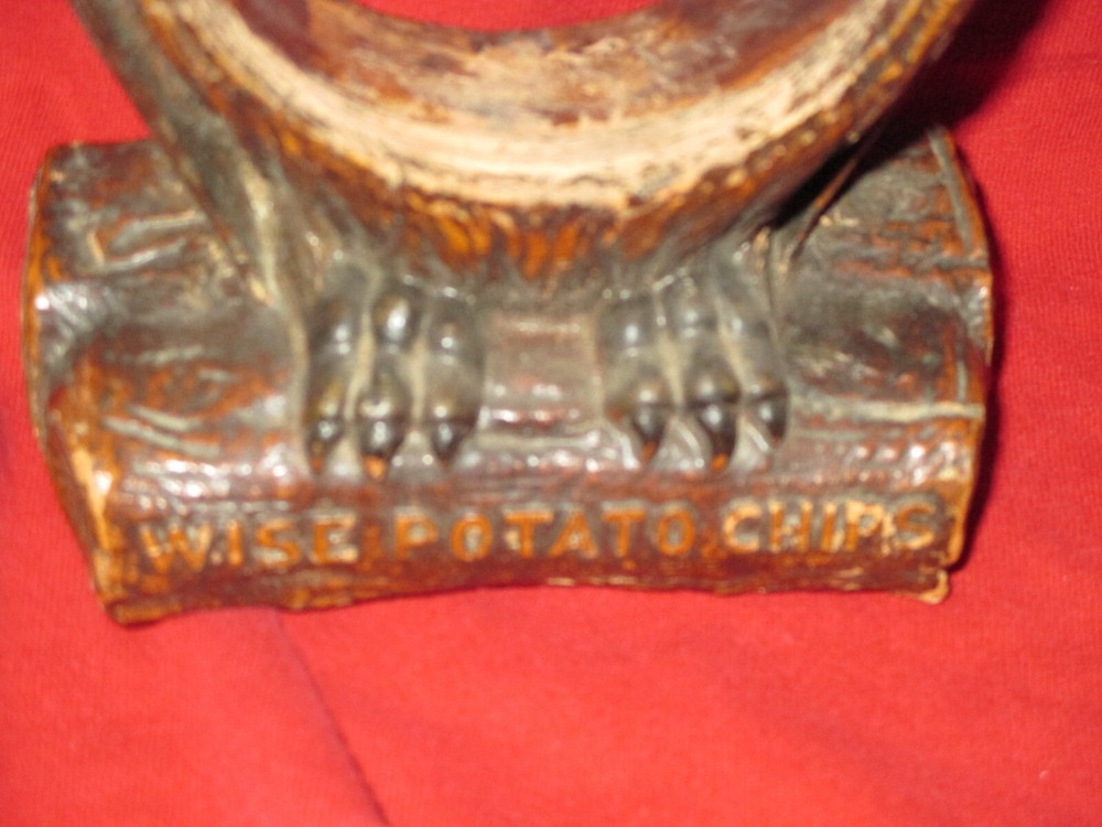 VINTAGE WISE POTATO CHIPS LUX ADVERTISING CLOCK