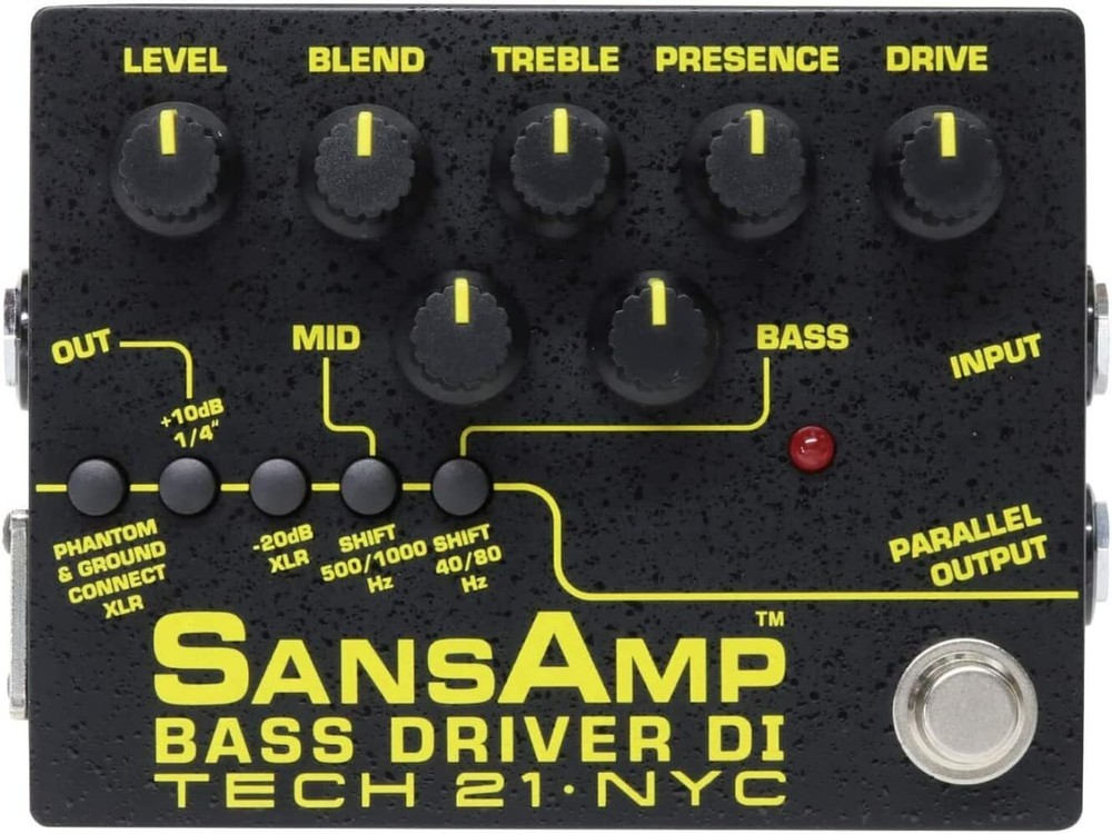 TECH21 SANSAMP Base Drive effector / Amplashmorator / DI Function BASS DRIV