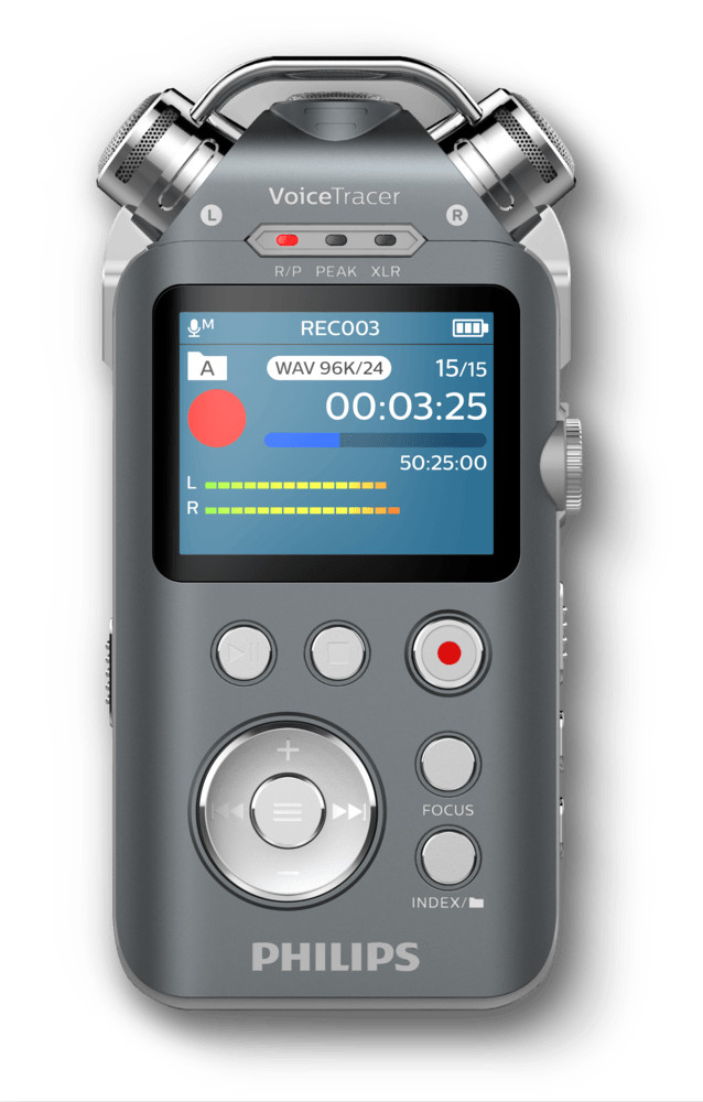 Philips VoiceTracer DVT7500  24 Bit Digital Audio Recorder