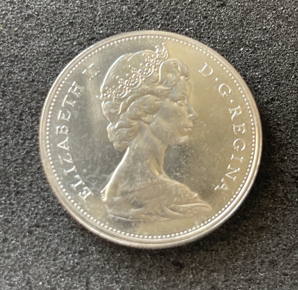 1965 Canada Silver Dollar "Voyageur"..TM1674