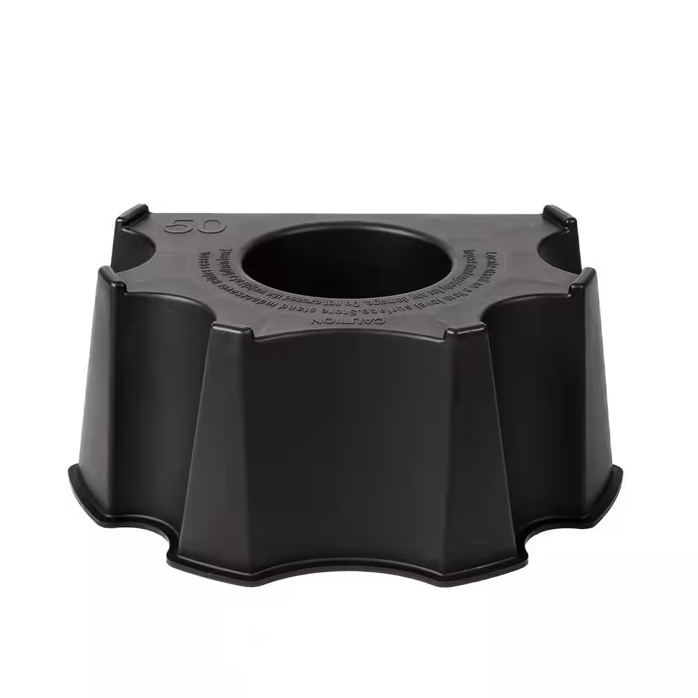 50 Gal. Rain Collection Accessory Barrel Black Stand
