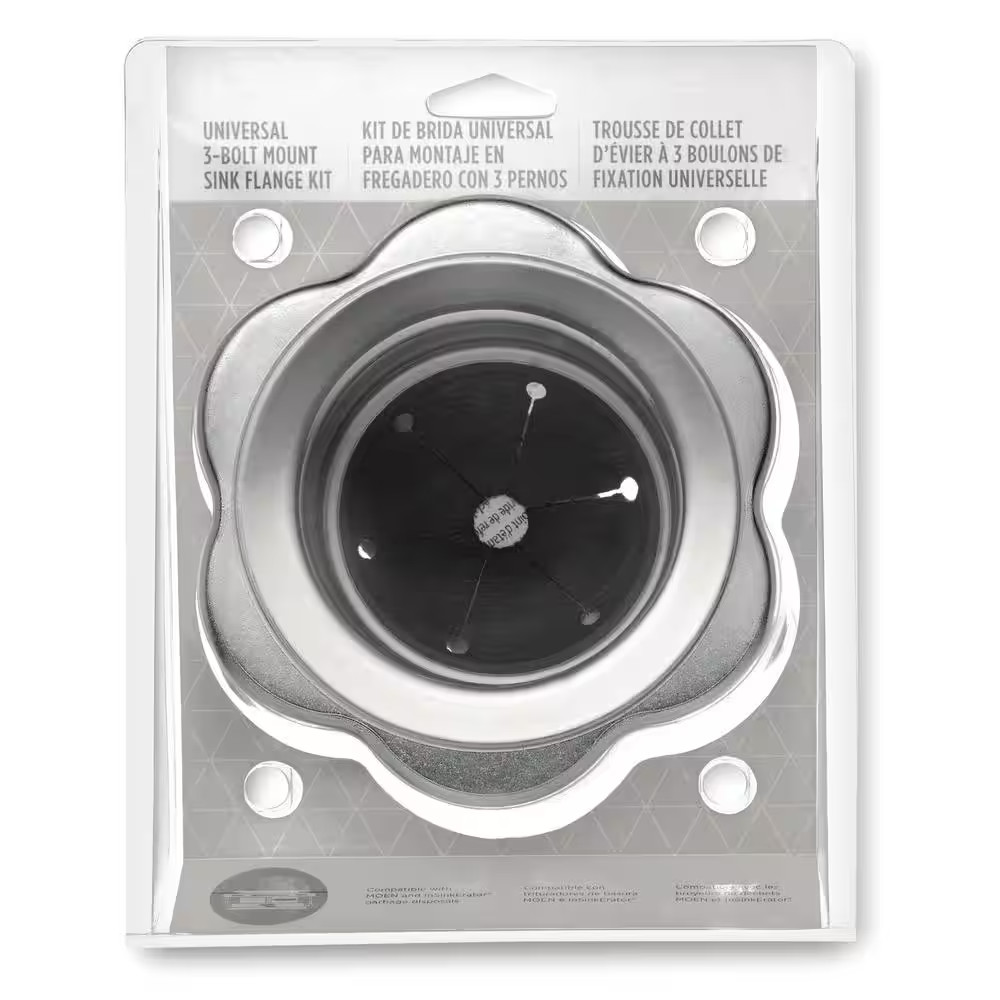 Garbage Disposal Universal 3-Bolt Mount Sink Flange Kit