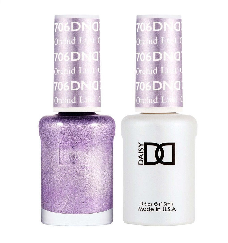 DND DUO Matching Gel & Lacquer #706 - Orchid Lust