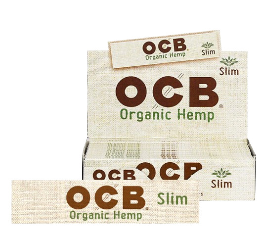 OCB Organic Hemp Slim Rolling Papers - 10 Packs
