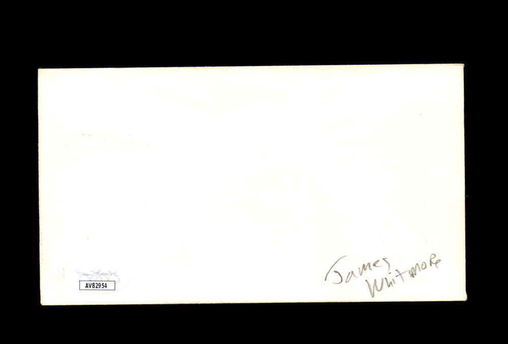 James Whitmore JSA Coa Signed 1983 First Day Cover Cache FDC Autograph