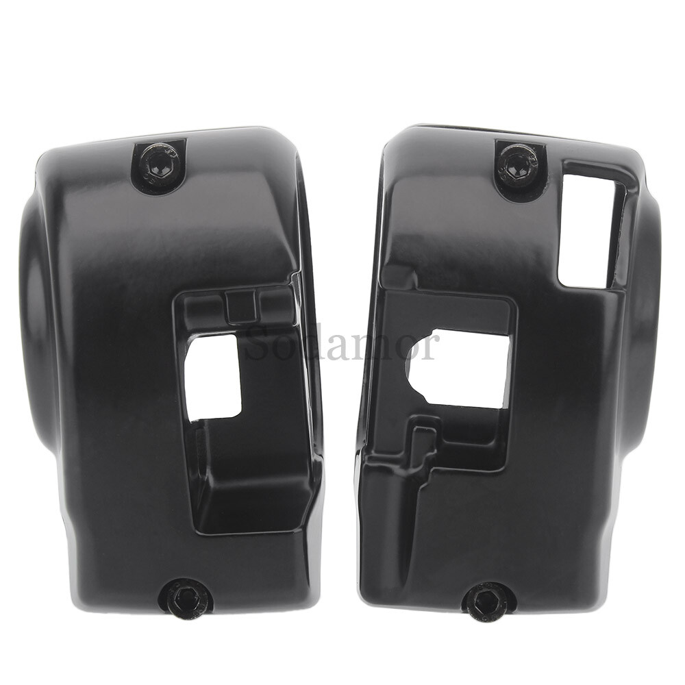 For Harley Road Glide 2015-23 Handlebar Control Switch Housings Cover Kit Black