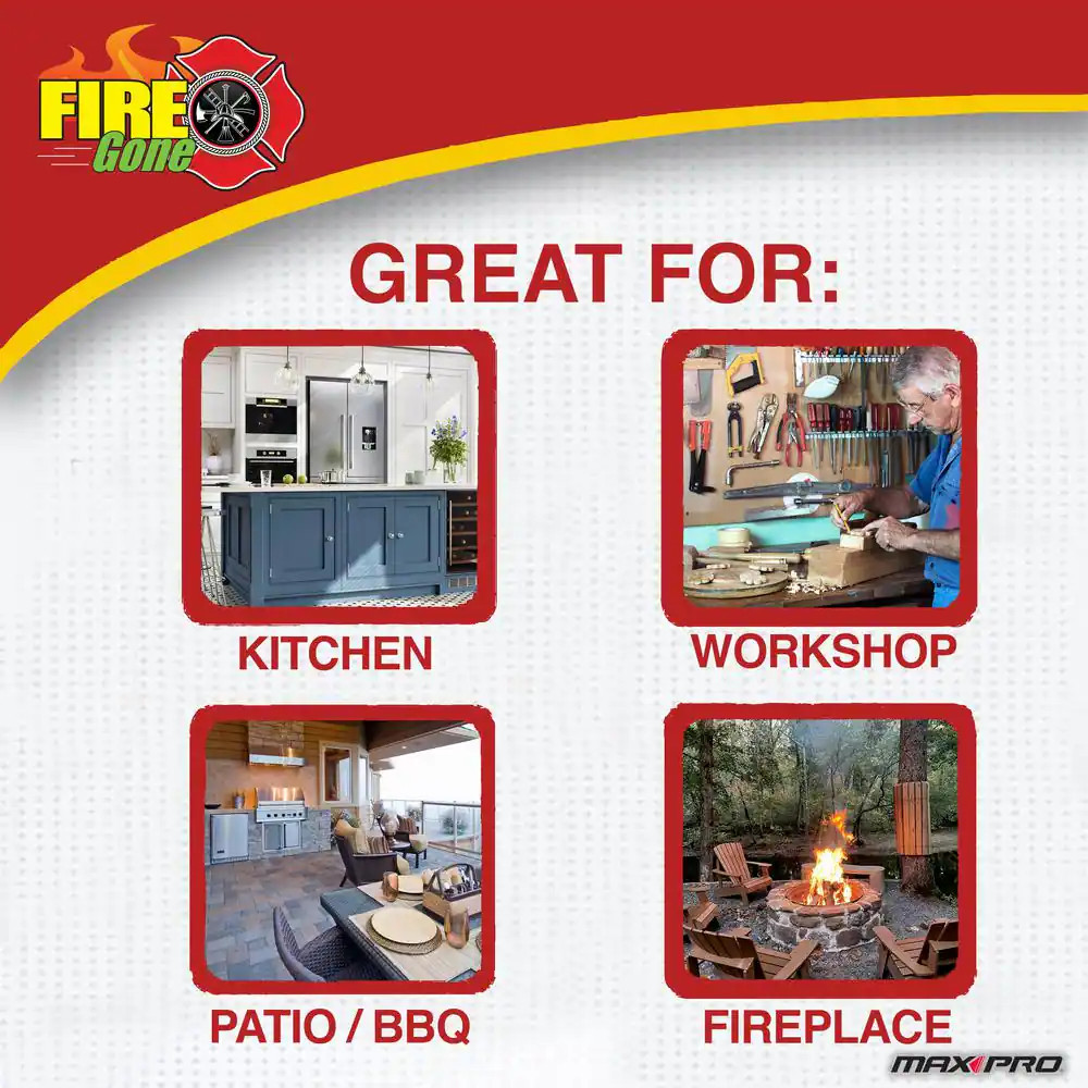 16 Oz. A:B:C Multiple Use Fire Extinguisher Spray Suppressant