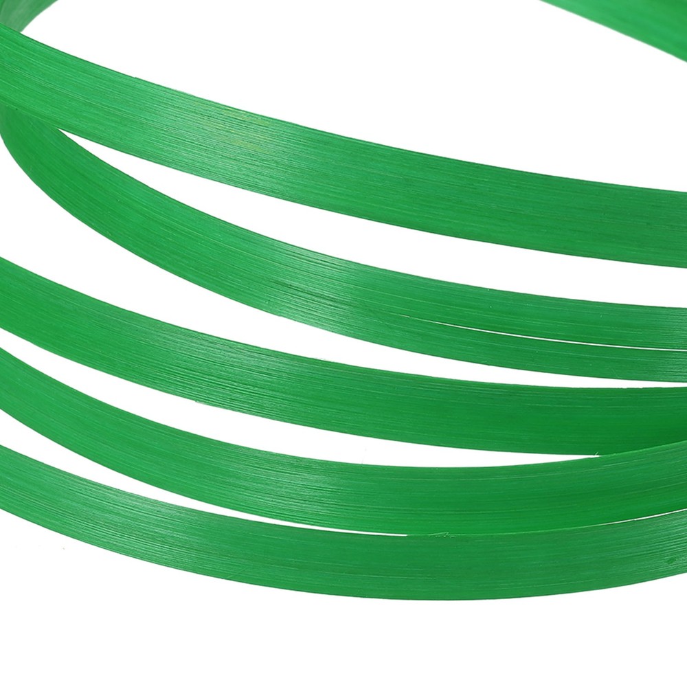Bamboo Weaving Strips 7/16" x 10Ft 7 Pack Thin Flat Green