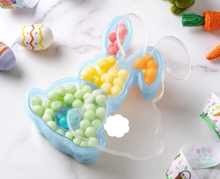 NWT Cook With Color Bunny Snack Box Container