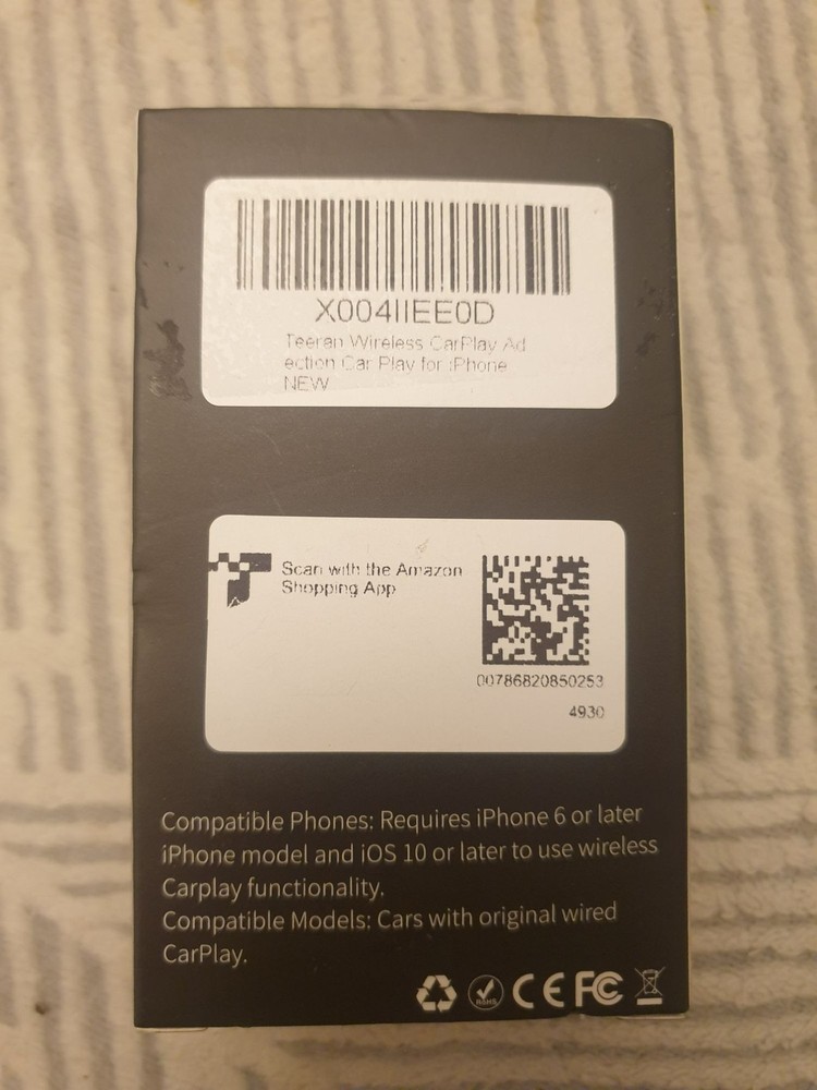 Teeran Wireless CarPlay Adapter For iPhone 6 & Later