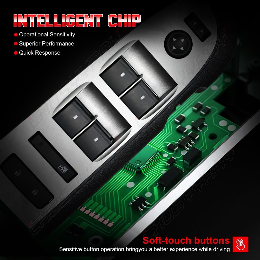 Window Switch Bezel Cover Front Left Side Door Control Switch Panel Trim NEW