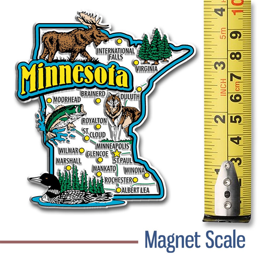 Minnesota Jumbo State Magnet by Classic Magnets