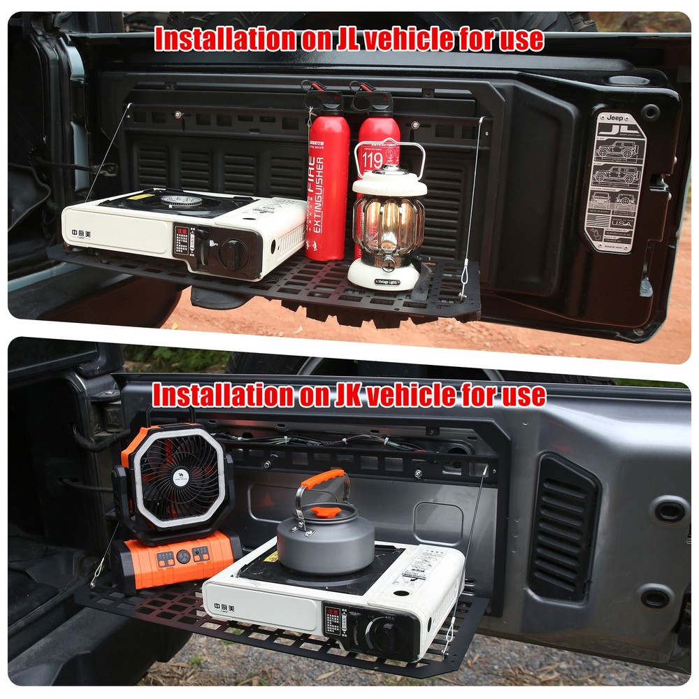Tailgate Table For Jeep Wrangler 2007-2018 &2018-2025