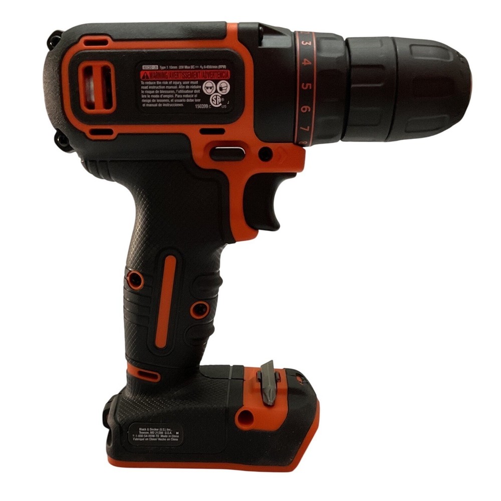 Black+Decker 20V MAX Cordless Drill Driver BDCDD120C Open Box