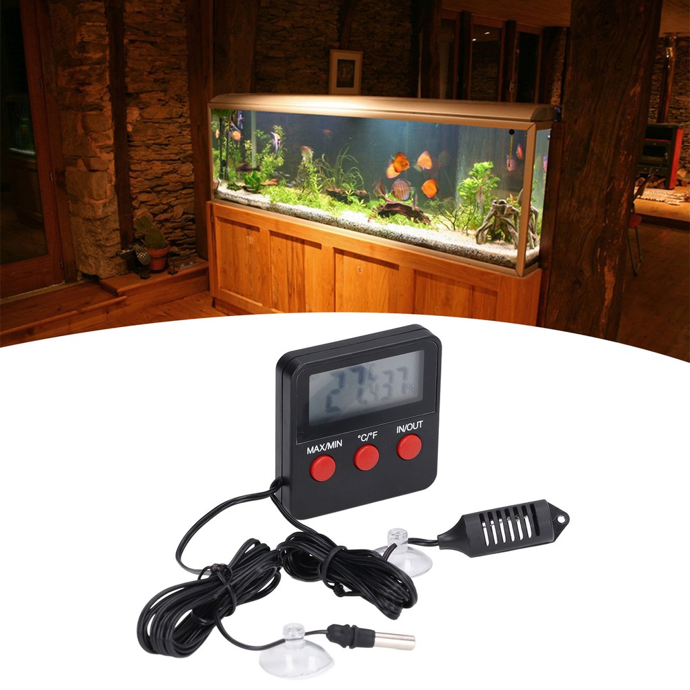 Humidity Temperature Gauge Thermometer Digital Temp Sensor Meter Hygrometer