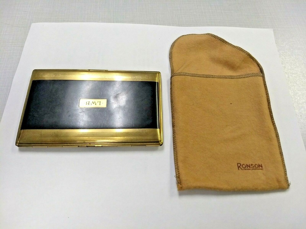 Vintage Ronson Duruem Cirgarette Case, 1942