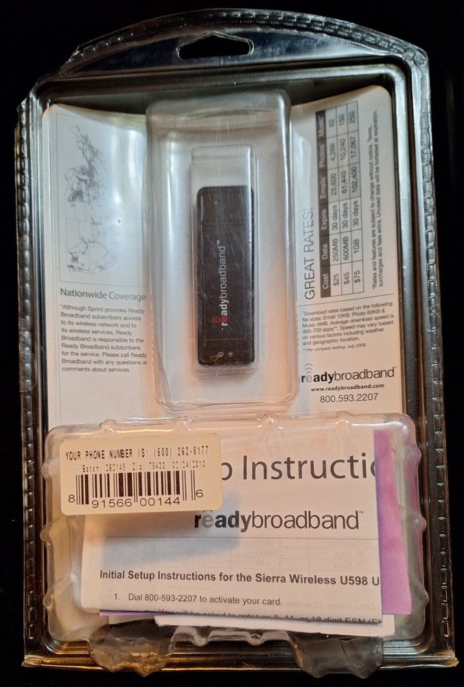 SPRINT PCS NETWORK READY BROADBAND PREPAID WIRELESS NEW