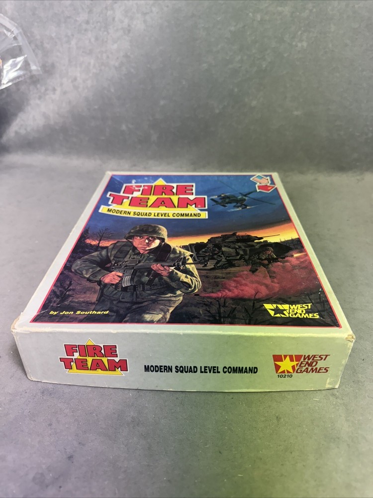 West End Games Fire Team Modern Squad Level Command 99% Complete 10210 READ*