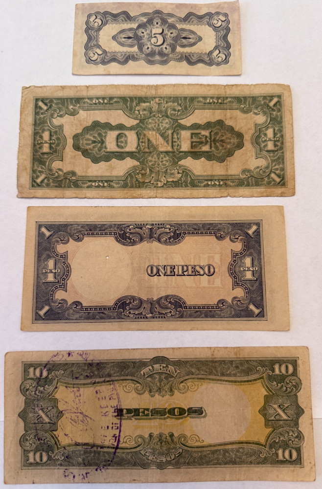 WWII Era Japanese & British Bank Notes LOT