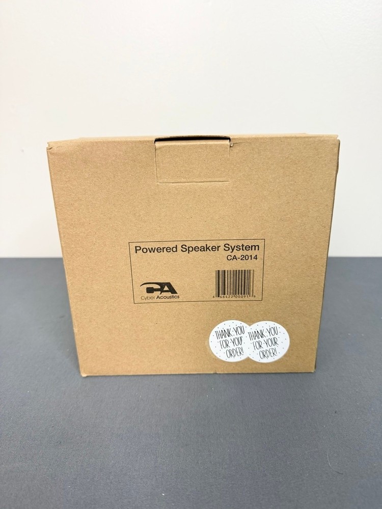 Cyber Acoustics CA-2014RB 2.0 Speaker System NEW