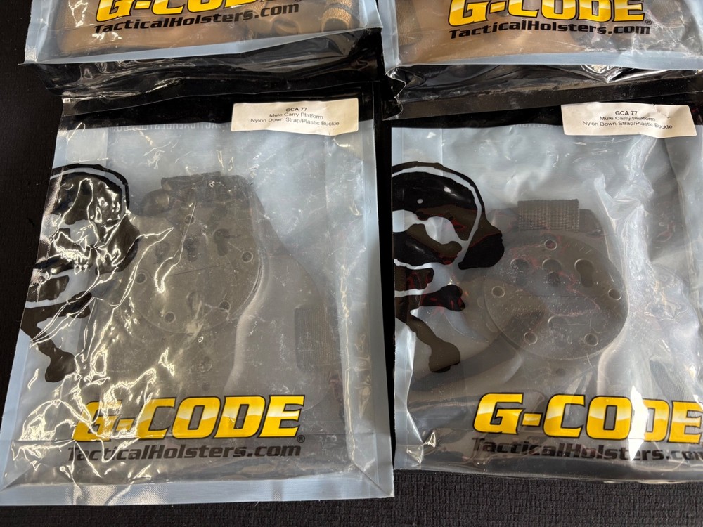 G-Code GCA-77 Mule drop holster mount nylon down strap