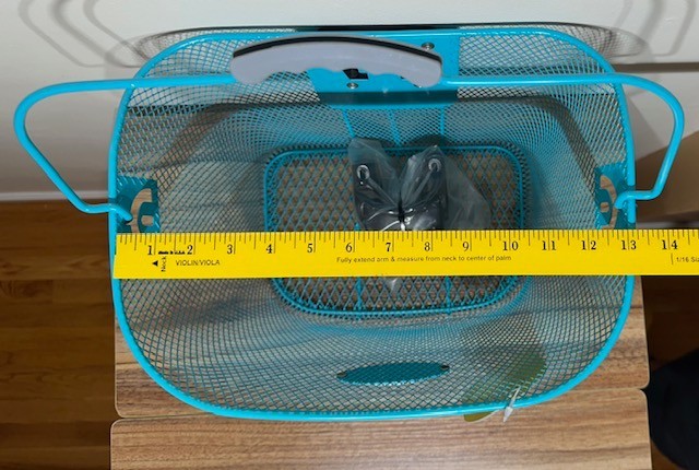 Tuesday Bicycle Basket Surf Blue