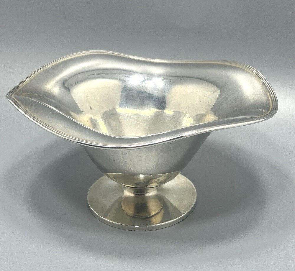Sterling Silver Vintage Footed Candy Dish 93.7 Grams