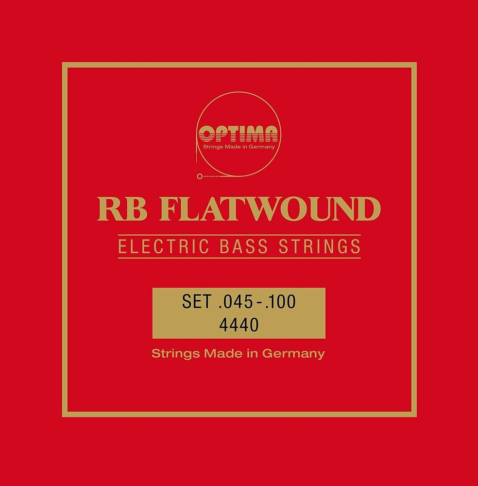 Optima RB Flatwound 4 String Bass Guitar Strings Long Scale 4440.L