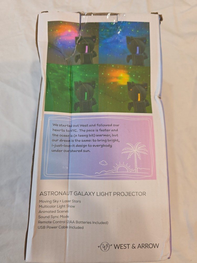 Star Projector Galaxy Night Light Astronaut Space Projector, Starry Nebula NEW