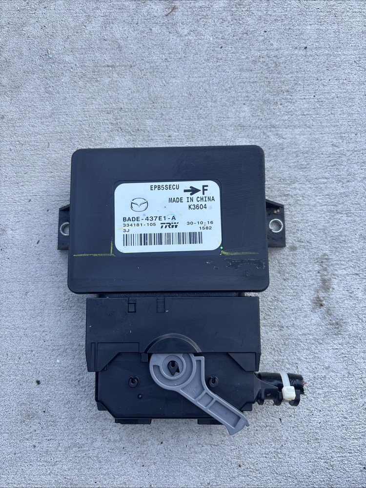 2016-2018 Mazda 3 Parking Brake Control Module BADE-437E1-A