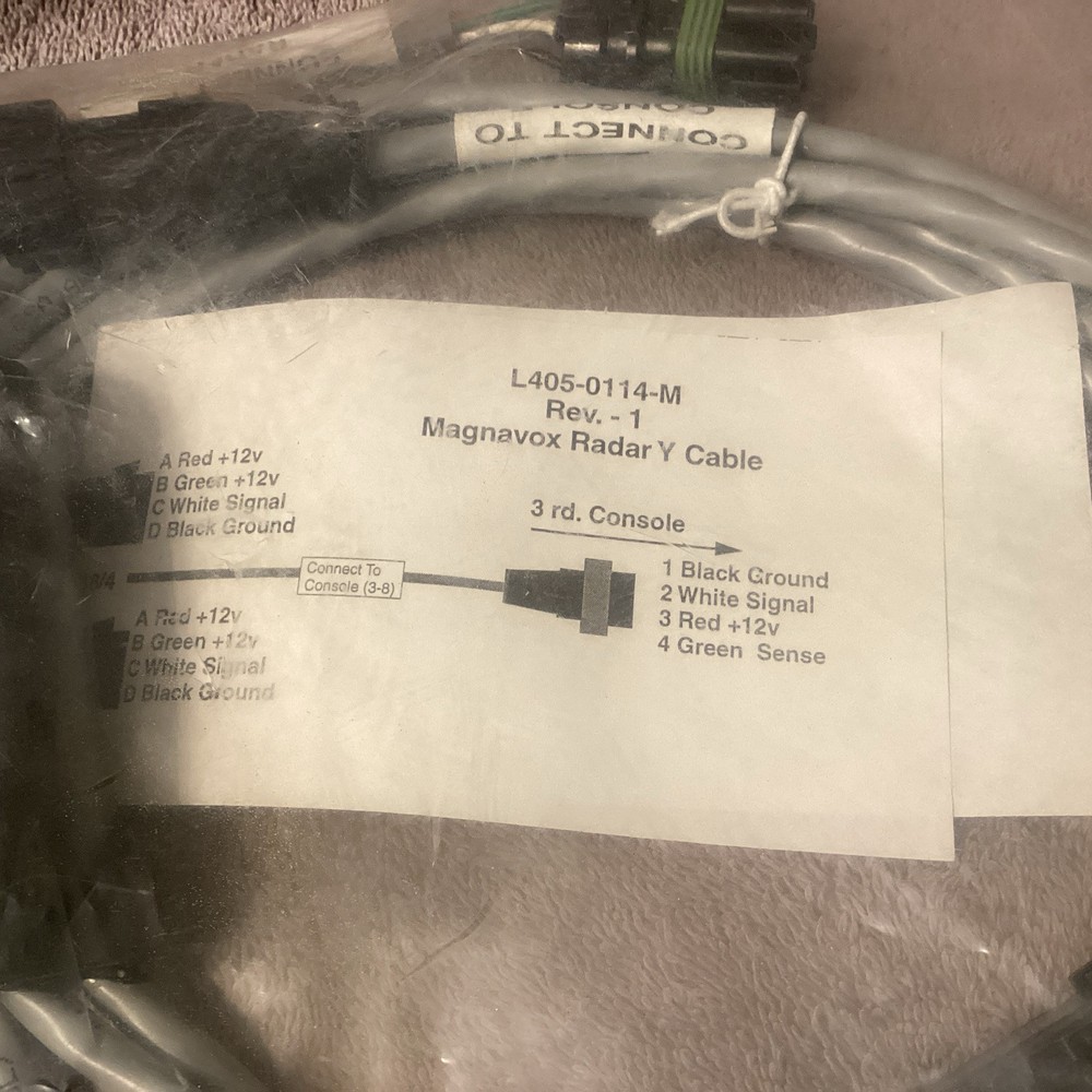 MID-TECH / TeeJet….405-0014-M…Magnavox Radar Y Interface Cable…NEW🇺🇸