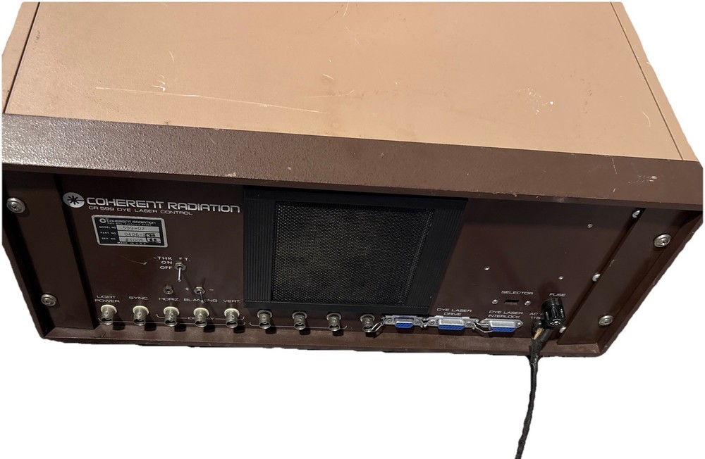 Coherent CR599 Dye Laser Control, 599-02 Untested Powers On