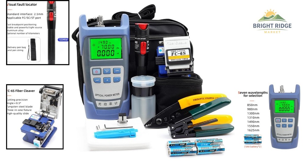 Fiber Optic Installation Kit for Telecommunication Networks and Data Centers