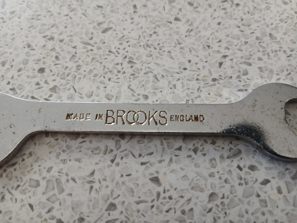Vintage Brooks Bicycle Open Ended Spanner Made In England