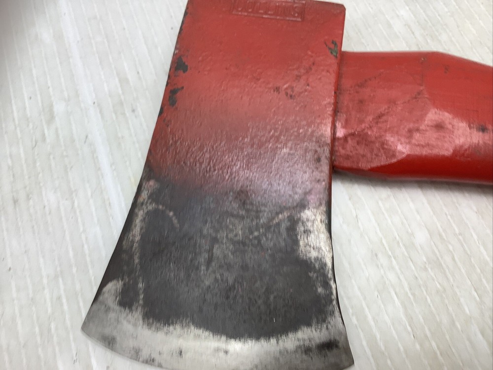 vintage Collins "connie" pattern axe red